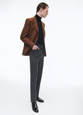Wool Flannel Fitted Jacket