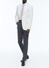 Linen And Cotton Houndstooth Jacket