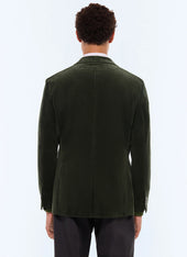 Soft straight jacket in corduroy