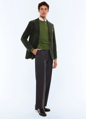 Soft straight jacket in corduroy