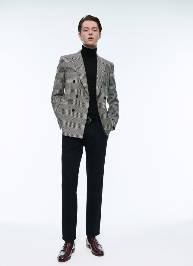 Wool Double Breasted Of Jacket