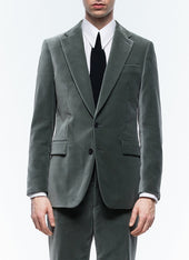 Velvet suit jacket