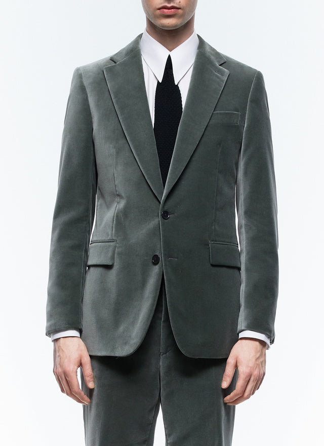 Velvet suit jacket