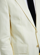 Cotton And Linen Serge Jacket
