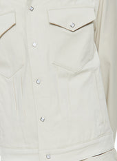 Cotton Satin Western Jacket
