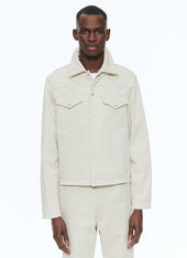 Cotton Satin Western Jacket