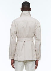 Cotton Canvas Safari Jacket