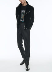 Velvet Biker Jacket