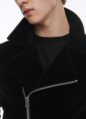 Velvet Biker Jacket