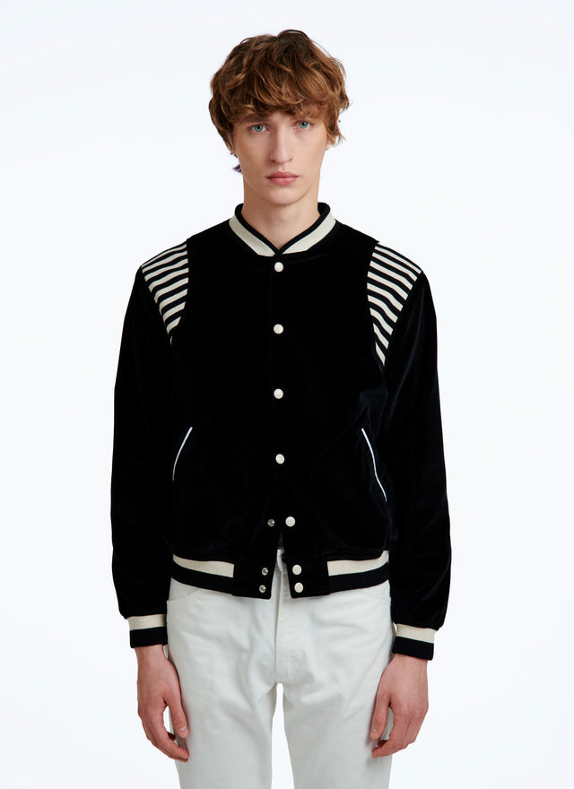 Velvet Varsity Jacket