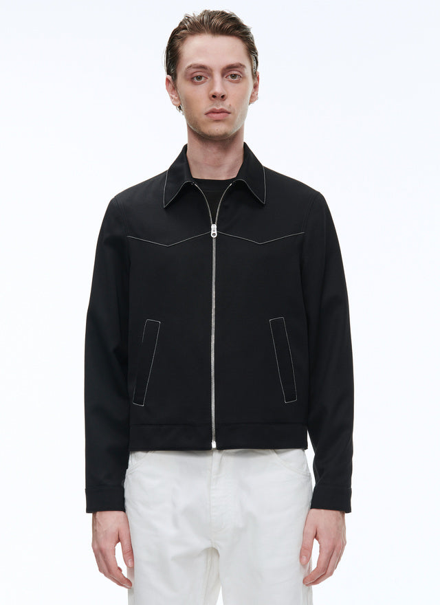 Wool Serge Western Jacket