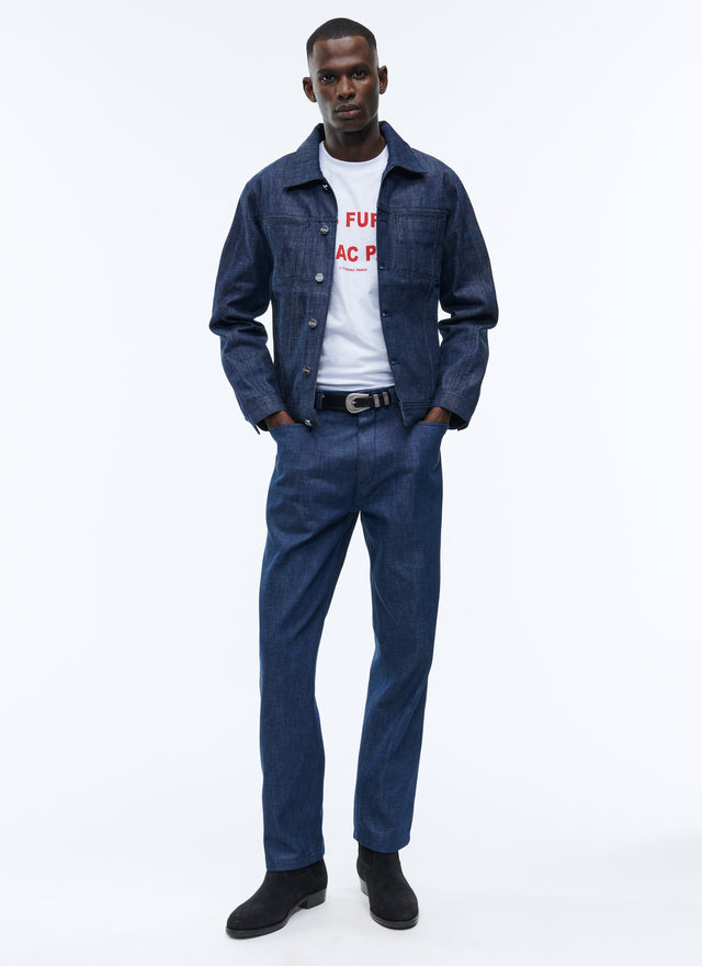 Denim cotton canvas jacket