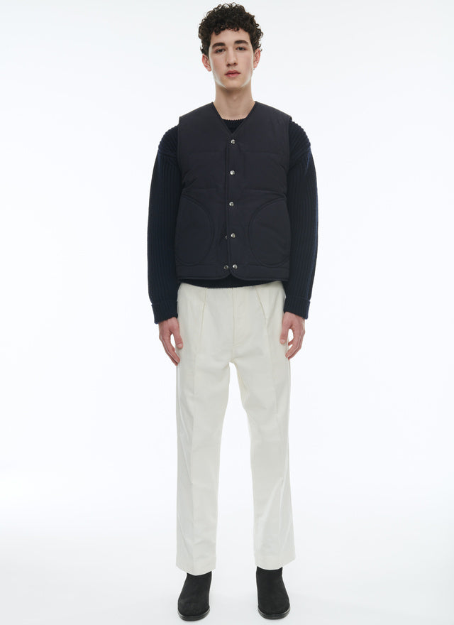 Jacket with faux-fur lining
