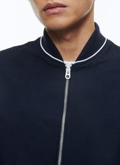 Linen Effect Cotton Canvas Jacket