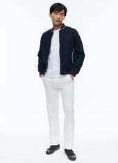 Linen Effect Cotton Canvas Jacket