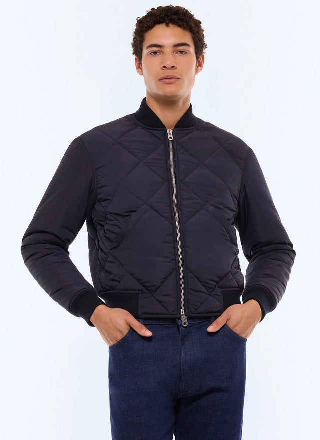 Quilted Water Repellent Bomber