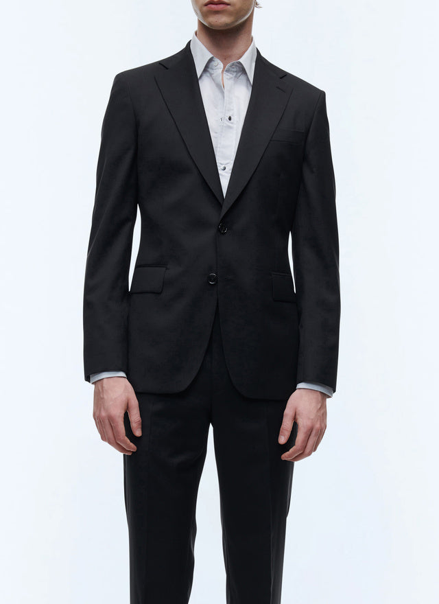 Wool serge large jacket