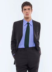 Large wool canvas suit jacket