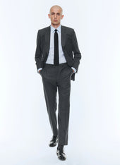 End-on-end virgin wool large jacket