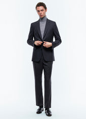 Fitted jacket in certified wool
