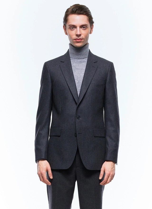 Fitted Jacket In Certified Wool
