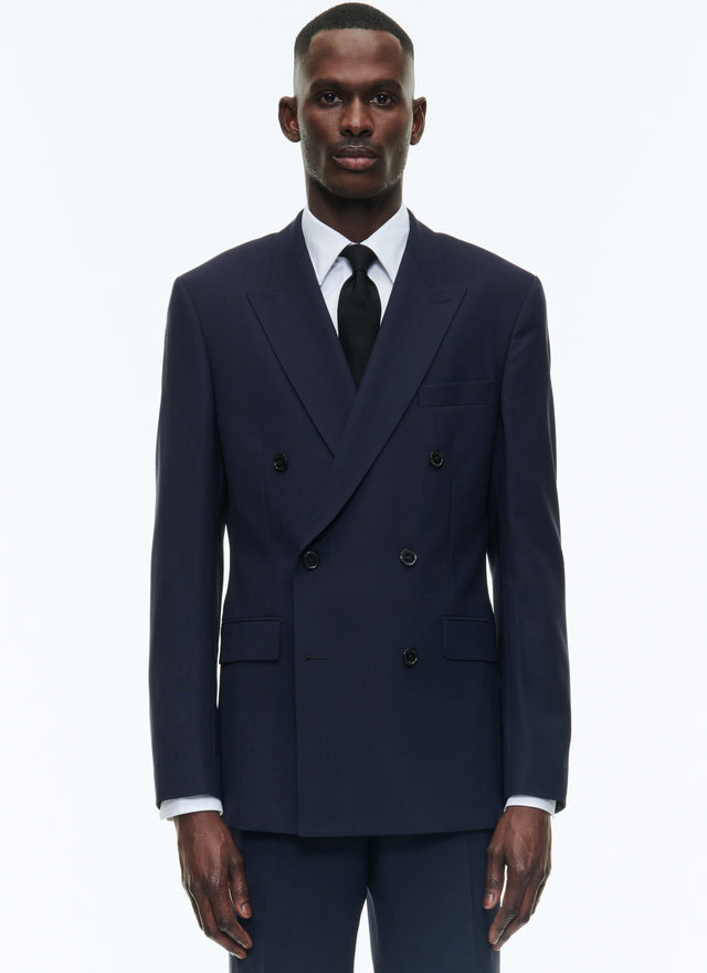 Certified Wool Double Breasted Jacket