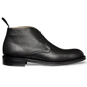 Jackie III R Chukka Boot in Black Grain Leather