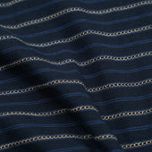 Jacquard Stripe Half T Shirt