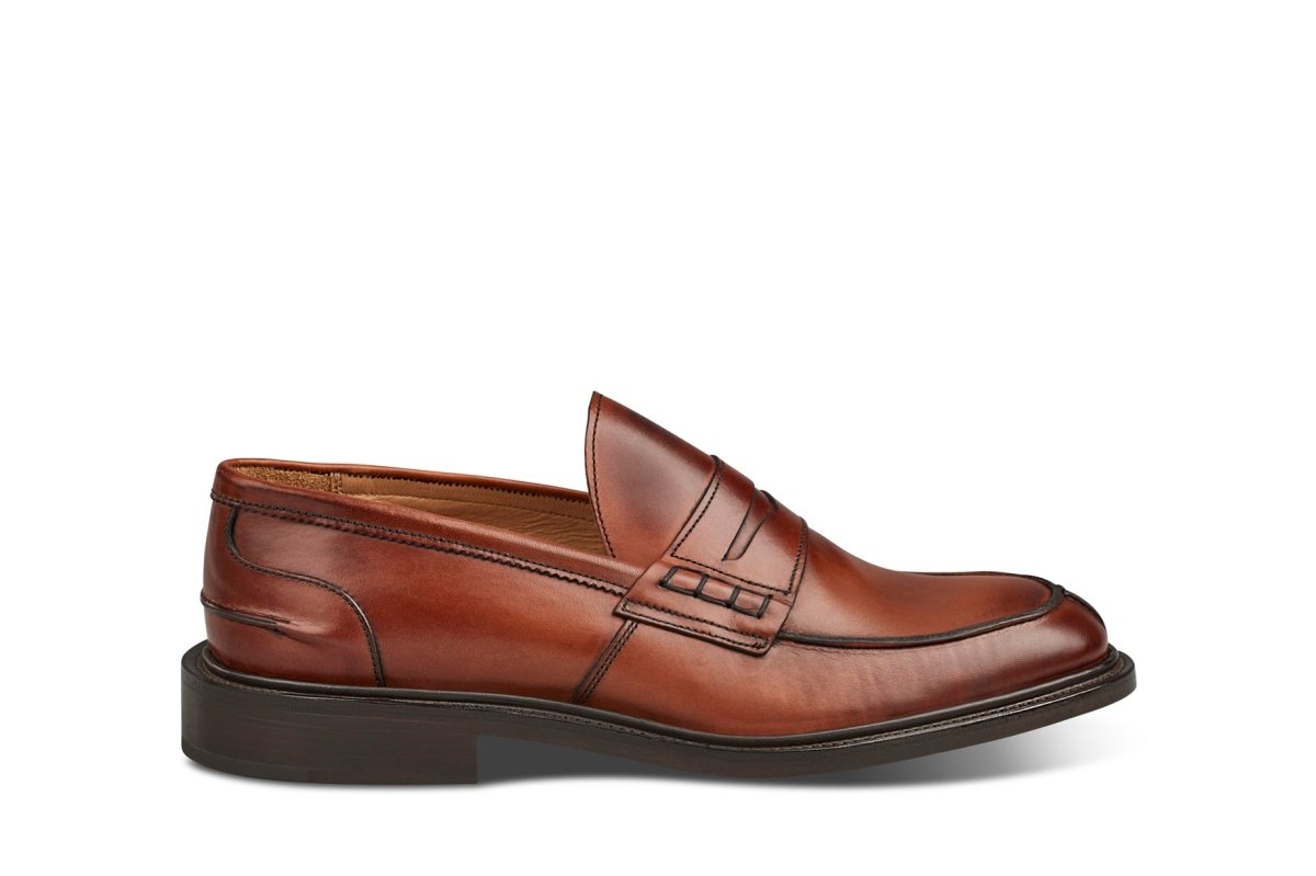James Penny Loafer Chestnut Burnished