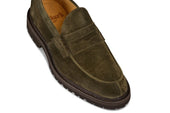 James Penny Loafer Earth Castorino Suede