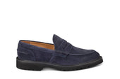 James Penny Loafer - Navy Castorino Suede