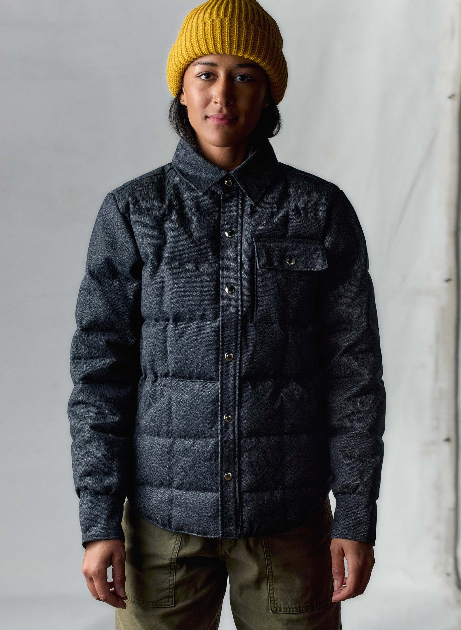 I W X Crescent Down Works Quilted Jaspe Jacket