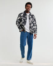 Jay And Ecru Printed Cotton Chore Jacket