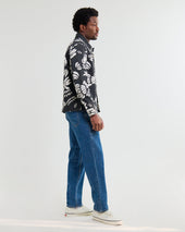 Jay And Ecru Printed Cotton Chore Jacket