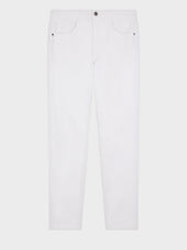 Jean Jack Regular En Coton Stretch Blanc