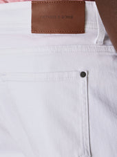 Jean Jack Semi Regular En Coton Stretch Blanc