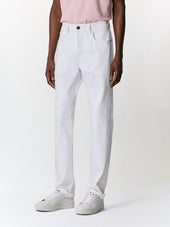 Jean Jack semi regular en coton stretch blanc