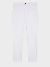 Jean Jack Semi Regular En Coton Stretch Blanc