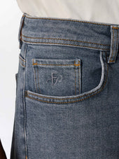 Jean Jody Slim En Coton Stretch Bleu Gris