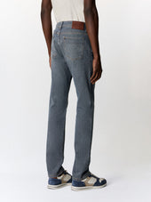 Jean Jody Slim En Coton Stretch Bleu Gris