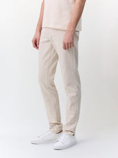Jean Jody slim en coton stretch beige