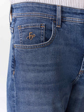 Jean Jack Semi Regular En Coton Stretch Bleu Indigo