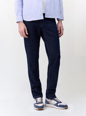 Jean Jack semi regular en coton bleu indigo