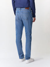 Jean Jack Semi Regular En Coton Stretch Bleu Jeans