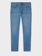 Jean Jack Semi Regular En Coton Stretch Bleu Jeans