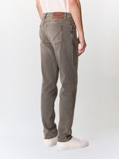 Jean Jack Semi Regular En Coton Stretch Kaki