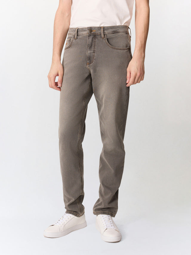 Jean Jack semi regular en coton stretch kaki