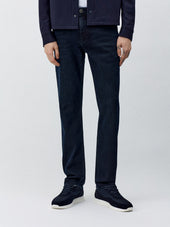 Jean Jack Regular en coton stretch bleu marine