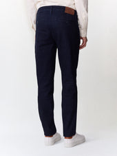 Jean Jim Slim En Coton Stretch Bleu Marine