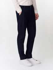 Jean Jim slim en coton stretch bleu marine